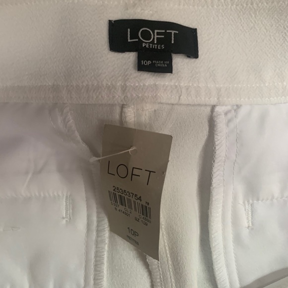NWT Loft White Trousers - Picture 3 of 4